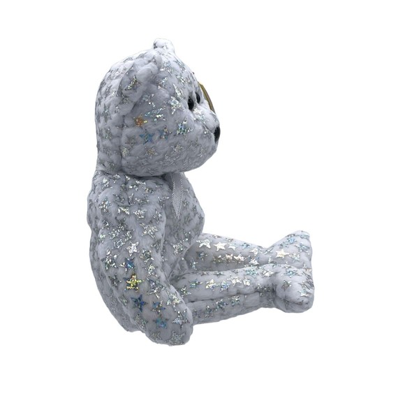 TY Beanie Baby Babies 2000 THE BEGINNING the Bear Stars Sparkles RETIRED Vintage - Picture 4 of 10
